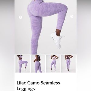 Lilac camo leggings